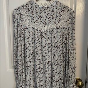 Loft Floral Long Sleeve Top